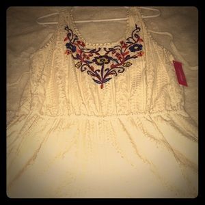 Beautiful, brand new, cream colored lacy jumper